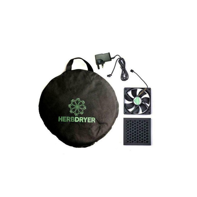 HERB DRYER Bud Odour Control Drying Fan, carbon filter , Dry rack net  Categories £65.00