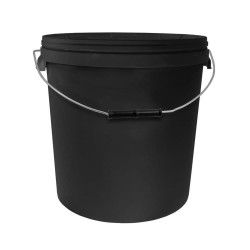 Black Bucket With Handle + Lid  Measuring Apparatus £3.00 33L Bucket With Handle + Lid